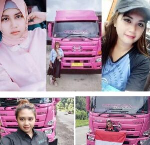 Kisah Sopir Truk Cantik, Devi Rela Tinggalkan Pekerjaan Kantoran Demi Jadi Sopir Truk dan Selebgram